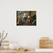 Poussin - Triumph van David Poster (Keuken)