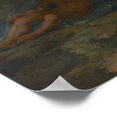 Poussin - Venus die haar wapens laat zien Poster (Hoek)