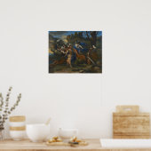 Poussin - Venus die haar wapens laat zien Poster (Keuken)