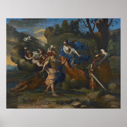 Poussin - Venus toont haar wapens Poster (Voorkant)