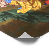 poussin - vinden van moses poster (Hoek)