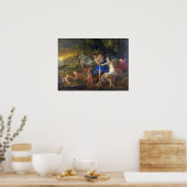 Poussine - Cephalus en Aurora Poster (Keuken)