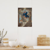 Poussine - de veronderstelling dat de maagd poster (Keuken)