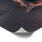 Poussine en Arcadia Ego Poster (Hoek)