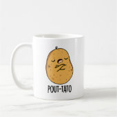 Pout-tato Funny Potato Pun Koffiemok (Links)