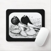 Pouter Pigeons omdraaien Muismat (Met muis)