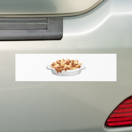 poutine bumpersticker (Op auto)
