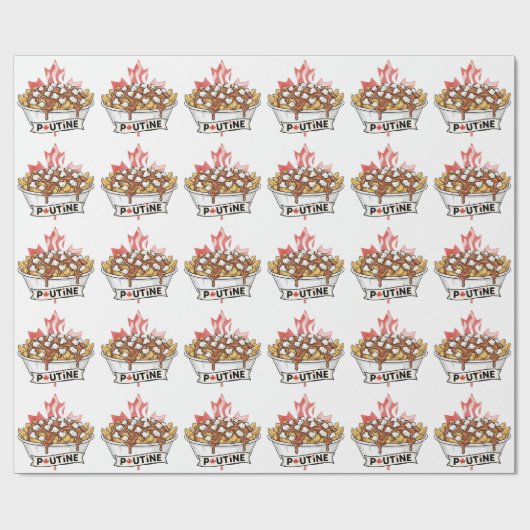 Poutine Cadeaupapier (Vlak)