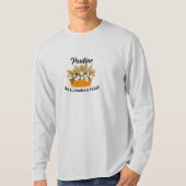 Poutine, de Canadese salade - basic lange mouw T- T-shirt (Voorkant)