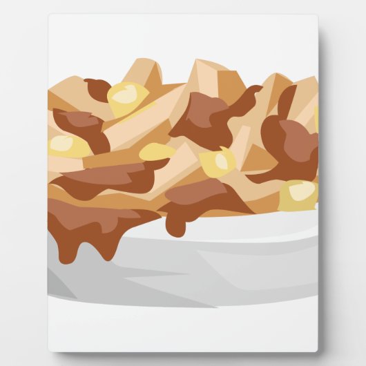 poutine fotoplaat (Voorkant)
