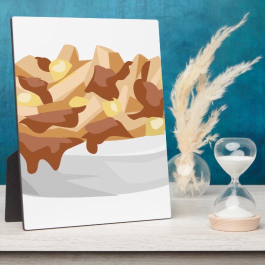 poutine fotoplaat (Zijkant)
