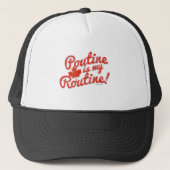 Poutine is mijn motto trucker pet (Voorkant)