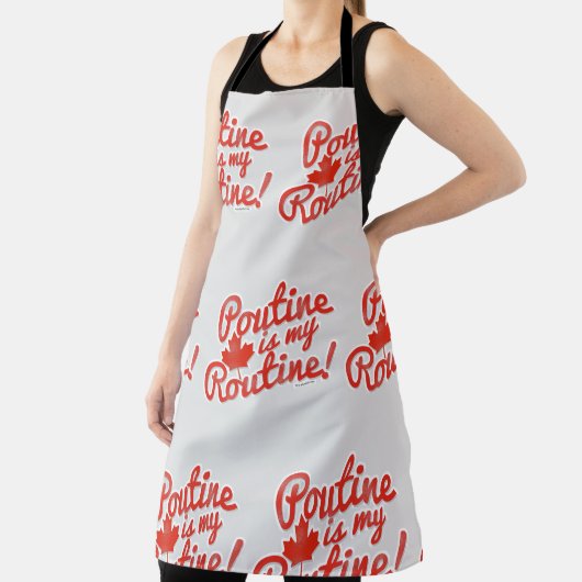 Poutine is mijn Routine Schort (Insitu)