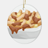 poutine keramisch ornament (Links)