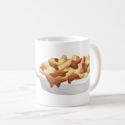 poutine koffiemok (Voorkant rechts)
