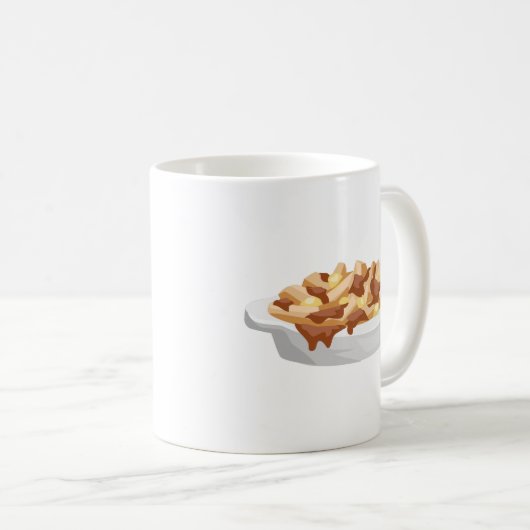 poutine koffiemok (Voorkant rechts)