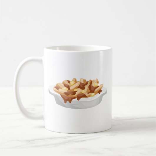 poutine koffiemok (Links)