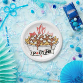 Poutine Papieren Bordje (Feest)