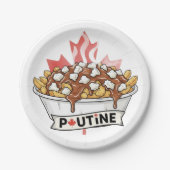Poutine Papieren Bordje (Voorkant)