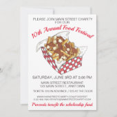 Poutine Quebec Canada Canadian Food Festival Party Kaart (Voorkant)