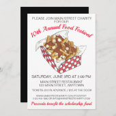 Poutine Quebec Canada Canadian Food Festival Party Kaart (Voorkant / Achterkant)