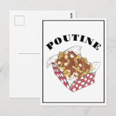 Poutine Quebec Canada Canadian Food French Fries Briefkaart (Voorkant / Achterkant)