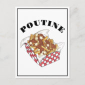 Poutine Quebec Canada Canadian Food French Fries Briefkaart (Voorkant)