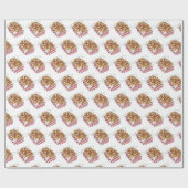 Poutine Quebec Canada Canadian Food French Fries Cadeaupapier (Vlak)