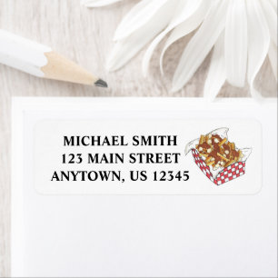 Poutine Quebec Canada Canadian Food French Fries Etiket