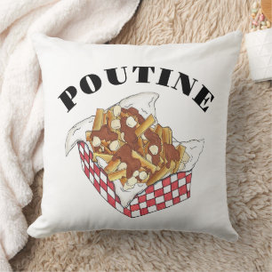 Poutine Quebec Canada Canadian Food French Fries Kussen
