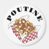 Poutine Quebec Canada Canadian Food French Fries Magneet (Voorkant)