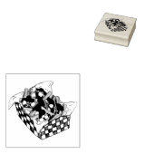 Poutine Quebec Canada Canadian Food French Fries Rubberstempel (Gestempeld)