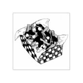 Poutine Quebec Canada Canadian Food French Fries Rubberstempel (Afrduk)