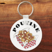 Poutine Quebec Canada Canadian Food French Fries Sleutelhanger (Voorkant)