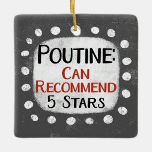 Poutine Review 5 sterren Ornament