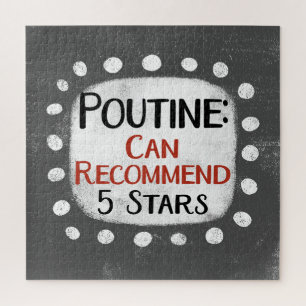Poutine Review 5 sterren puzzel