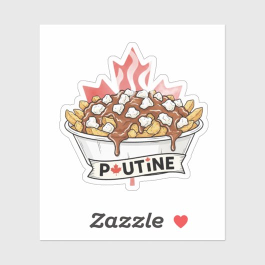 Poutine Sticker (Vel)