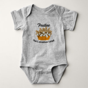 Poutine, The Canadian Salad - Baby Jersey Bodysuit