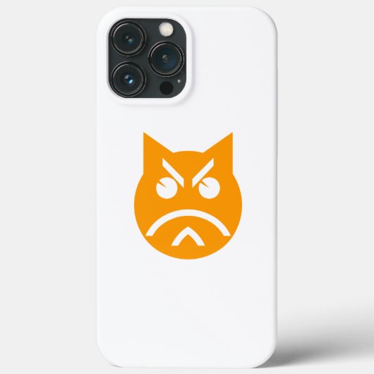 Pouting Emoji Cat Case-Mate iPhone Case (Achterkant)