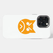 Pouting Emoji Cat iPhone Hoesje (Achterkant horizontaal)