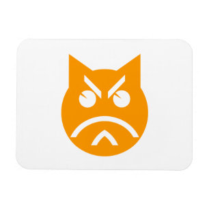 Pouting Emoji Cat Magneet