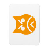 Pouting Emoji Cat Magneet (Verticaal)