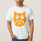 Pouting Emoji Cat T-shirt (Voorkant)