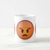 Pouting Face Emoji Koffiemok (Center)