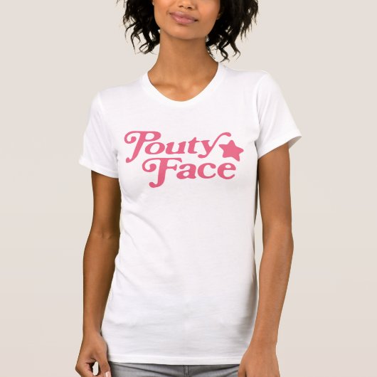 Pouty Face Tik Tok TikTok T-shirt (Voorkant)