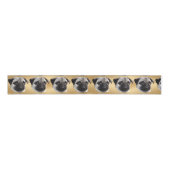 Pouty Pug Grosgrain Lint (Voorkant)