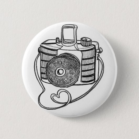 POUVA VERLIES MET VOL25 RONDE BUTTON 5,7 CM (Voorkant)