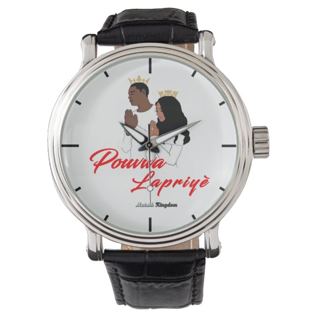 Pouvwa Lapriyé - MONTRE Horloge (Voorkant)