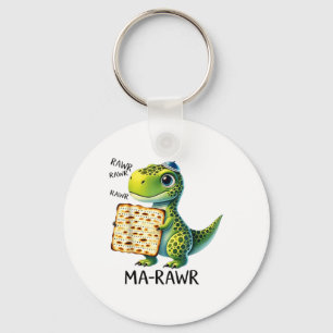 Pover Maror Ma-roar Dinosaur Funny Pesach Peuter Sleutelhanger