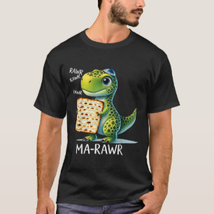 Pover Maror Ma-roar Dinosaur Funny Pesach Peuter T-shirt